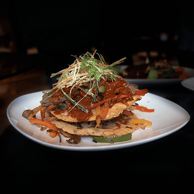 platillo timbal de res en salsa de cerveza